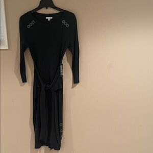 New York & Co.Sweater Dress with Button Detail